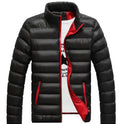 Fall Winter Padded Jacket Stand-Collar Down Jacket Men'S Self-Cultivation To Keep Warm