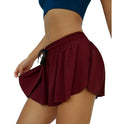 Scrunch-Skirt Cycling-Biker-Shorts Butt Gym-Workout Marathon Running Women for Girls