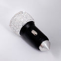 Diamond-Studded Car Mobile Phone Safety Hammer Charger