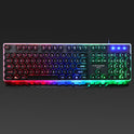 Forerunner Gx60 Punk   Manipulator Feel Glowing Retro Gaming Computer Usb Wired Chicken Keyboard Wholesale