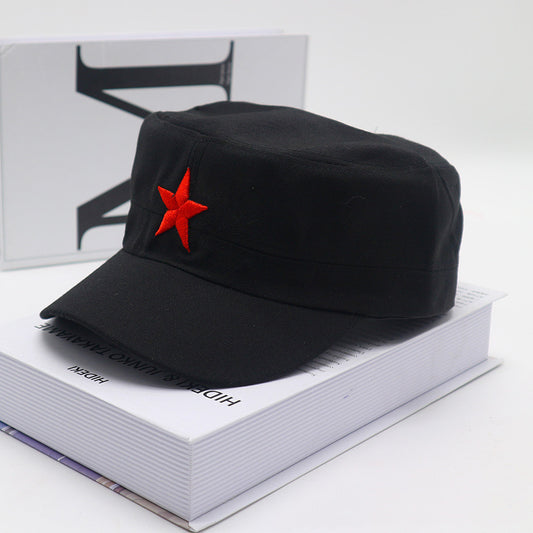 BaseballCap Flat Top Male Red Army Ap