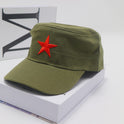 BaseballCap Flat Top Male Red Army Ap