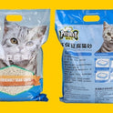 Original Green Tea Tofu Cat Litter Clumps, Deodorant Tofu Sand Dust-Free Big Bag 6 Liters Free Shipping Cat Supplies