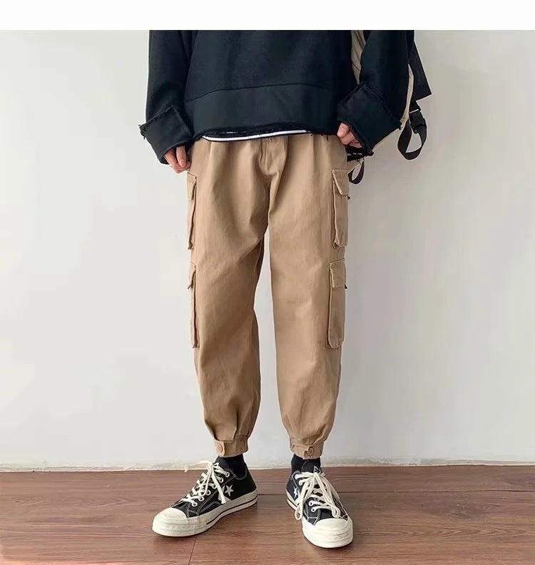 Trendy Multi-pocket Casual Pants Men