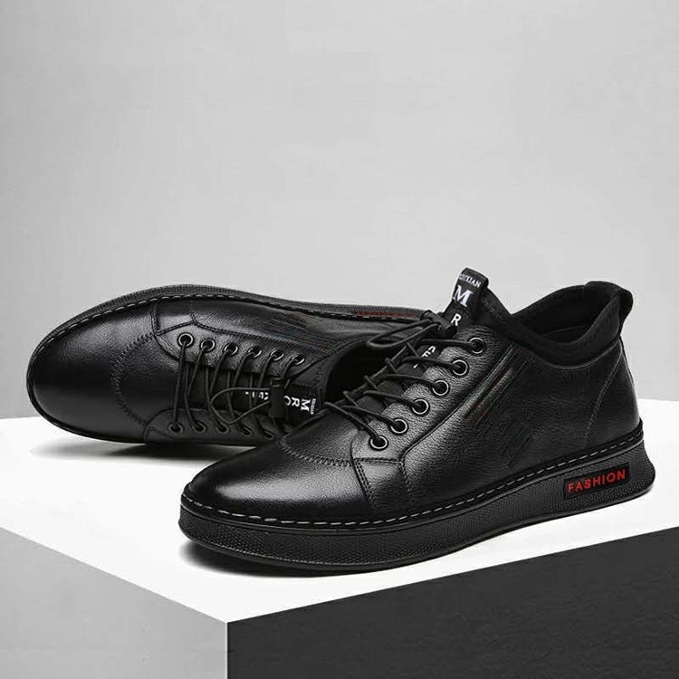 Casual Leather Shoes Men's British Trend All-match