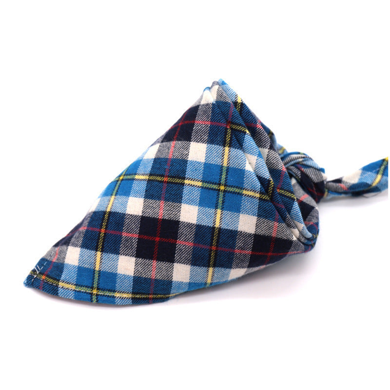 Scottish Style Spring Flannel Triangle Scarf