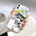 Compatible with Apple , Transparent Painted Air Cushion Anti-fall Mobile Phone Case