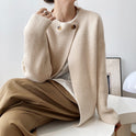 Linen Women's Thin Spring Sweater Cardigan