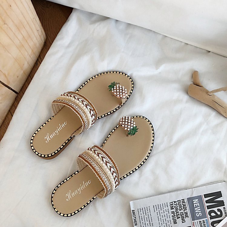 Fashion All-Match Flat Beach Slippers