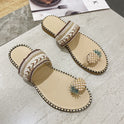 Fashion All-Match Flat Beach Slippers