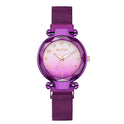 Fashion Watch Starry Sky Dial Watch Classic Ladies Magnet Buckle Quartz Watch Drop Shipping