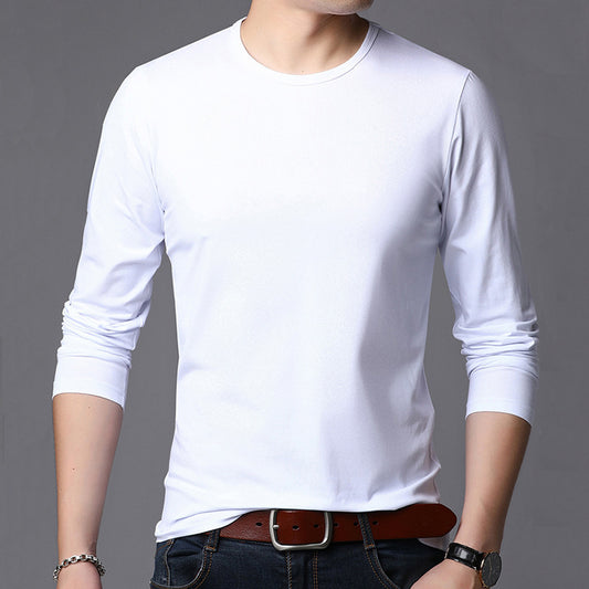 Round Neck Long-sleeved T-shirt Men's Summer Men