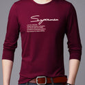 Round Neck Long-sleeved T-shirt Men's Summer Men