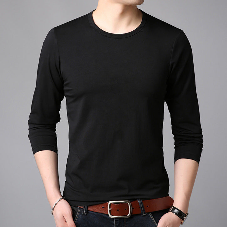 Round Neck Long-sleeved T-shirt Men's Summer Men