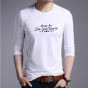 Round Neck Long-sleeved T-shirt Men's Summer Men