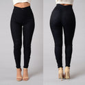 Aliexpress wish Amazon explosion Leggings thin waist stretch pencil pants tight candy colored jeans