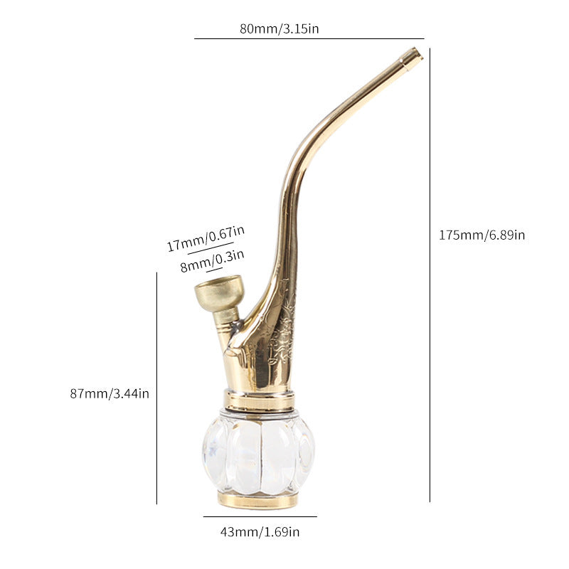 Brass Hookah Water Pipe Water Pipe