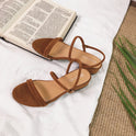 Strap Mid-heel Square Heel Sandals