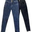 Summer New Style Korean Women'S High-Waisted Thin Wide-Leg Jeans