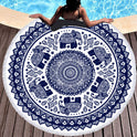 Tie-dye Colorful Digital Printing Microfiber Round Beach Towel