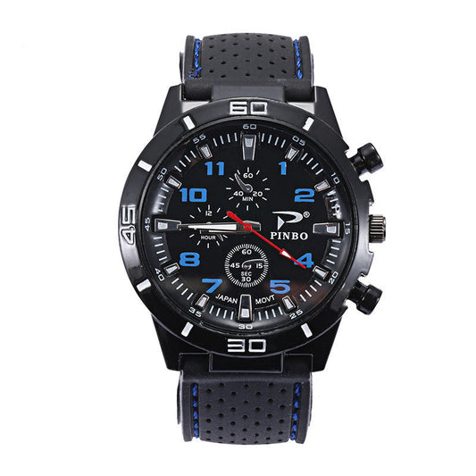 Motorsport Watch Men's Fashion Sports Car Line Strap