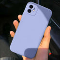 Compatible with Apple , Liquid Silicone Mobile Phone Case Fine Hole All-inclusive