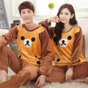 Plus Size Couple Plus Fertilizer Plus 200 Kg Plus Velvet Velvet Pajamas Women