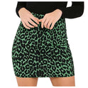 Women's Leopard Printed Skirt High Waist Pencil