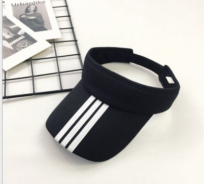 Striped Fashion Women Men Sun Visor Beanie Hats