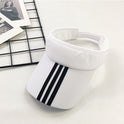 Striped Fashion Women Men Sun Visor Beanie Hats