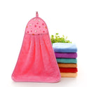 Coral Fleece Hand Towel Hanging Towel