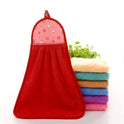 Coral Fleece Hand Towel Hanging Towel