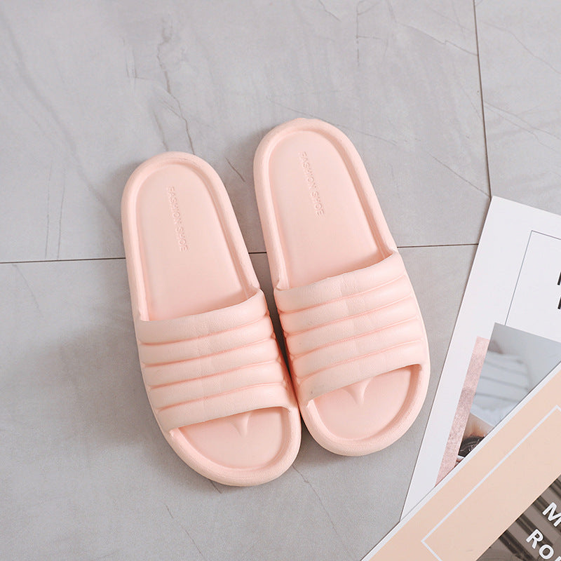 Soft Bottom Solid Color Sandals