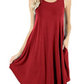 Spring And Summer New Women's Suspenders Sexy Casual Solid Color Dress