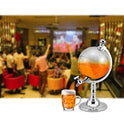 جديد Globe Wine Decanters موزع مشروبات الكحول 1.5 لتر لعبة شرب موزع الخمور مصافي موزع بار إكسسوارات جديدة