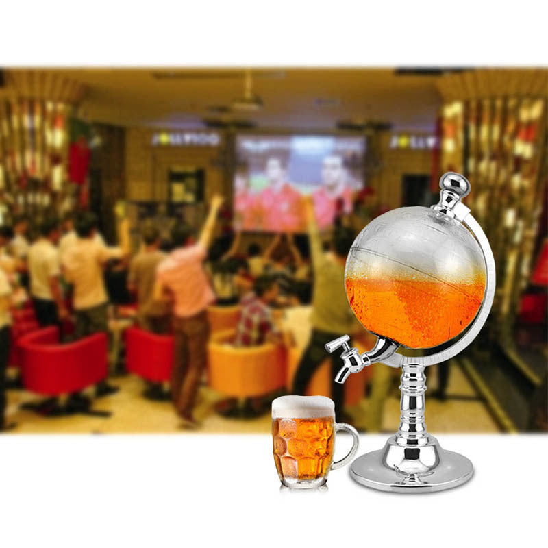 جديد Globe Wine Decanters موزع مشروبات الكحول 1.5 لتر لعبة شرب موزع الخمور مصافي موزع بار إكسسوارات جديدة