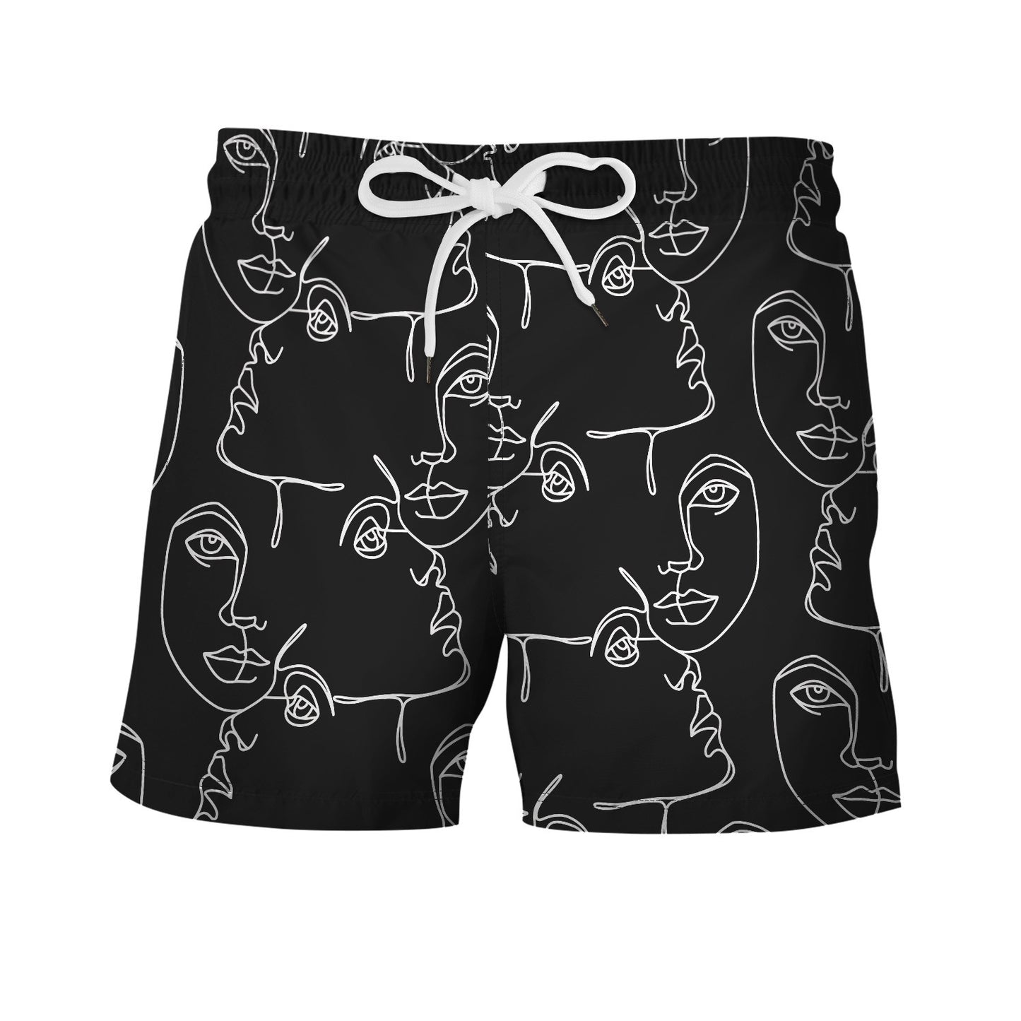 Men's Color Pattern Digital Print Shorts