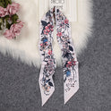 Love Graffiti Scarf Printing All-match Imitation Silk Scarf