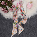 Love Graffiti Scarf Printing All-match Imitation Silk Scarf