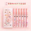 Boxed Cute Cartoon Straight-liquid Quick-drying Gel Pen