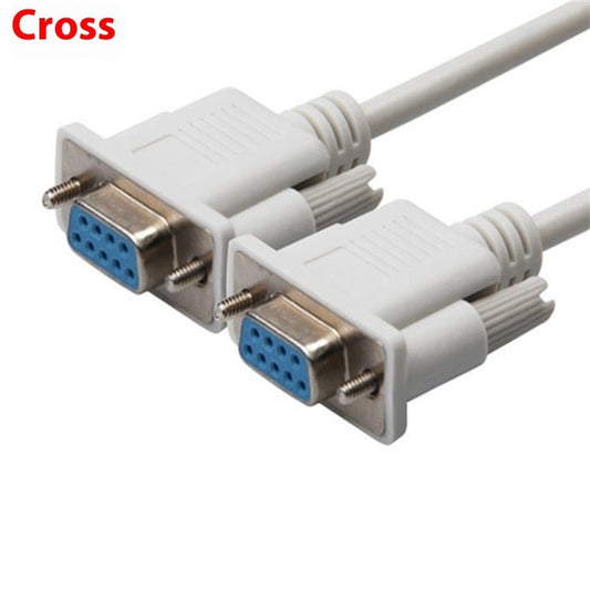 Female To Female Serial Port Line Cross RS232 Serial Port Line