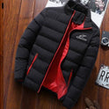 winter  stars jacket men's fashion stand collar men's