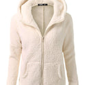 Women's Fashion Jacket Hooded Sweater Sweater