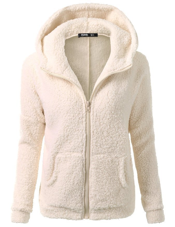 Women's Fashion Jacket Hooded Sweater Sweater