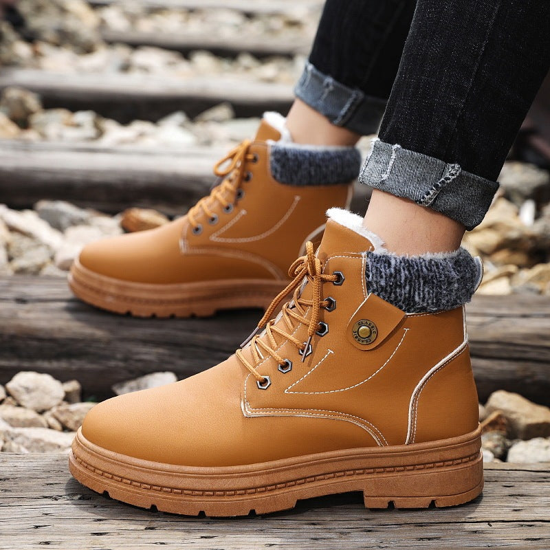 Men's warm snow boots