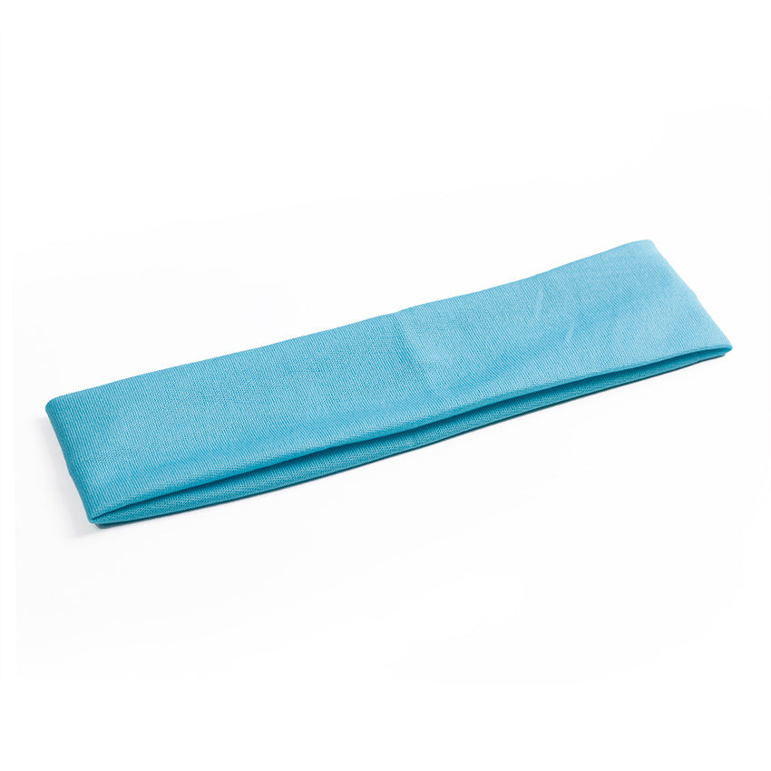 Fabric candy color women's towel yoga headband ，