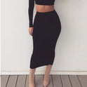 Slim-fit skirt