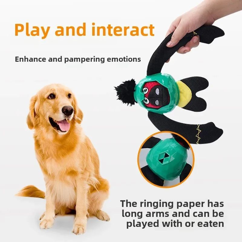 Missing Food Dog Toy Gorilla Sound Paper Sound Resistant To Biting Teeth Puzzle Interactive Pet Products