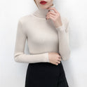 Turtleneck knitted bottoming shirt