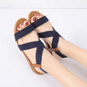 Flat bottom fish mouth sandals